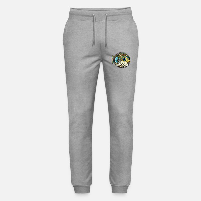 Kugelfisch - Stanley/Stella Unisex Bio Jogginghose Mover  - Grau meliert