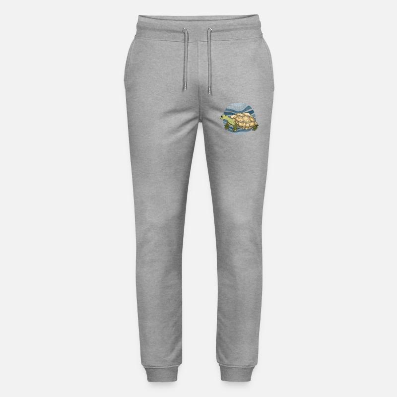 Schildkröte - Stanley/Stella Unisex Bio Jogginghose Mover  - Grau meliert