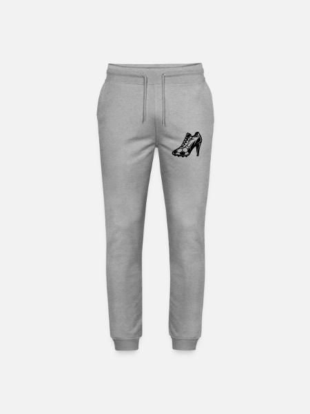 Frauenfussball Fussballschuhe - Stanley/Stella Unisex Bio Jogginghose Mover - Grau meliert