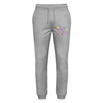 Journée fantastique pour les achats d’occasion - Pantalon de jogging bio MOVER Stanley/Stella unisexe - gris chiné - Devant - Marisol (170cm) & Nik (191cm)