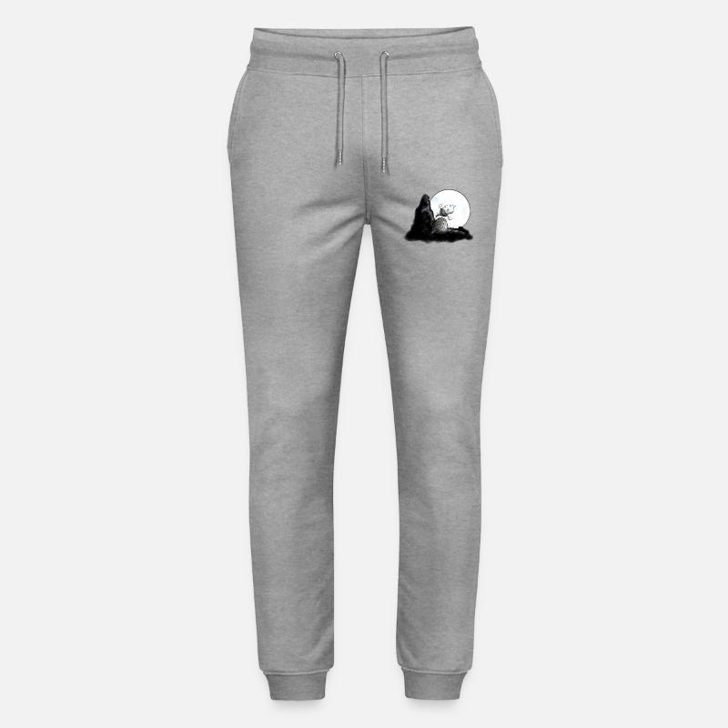 Wolf Schäfchen - Schaf - Sheep - Stanley/Stella Unisex Bio Jogginghose Mover  - Grau meliert