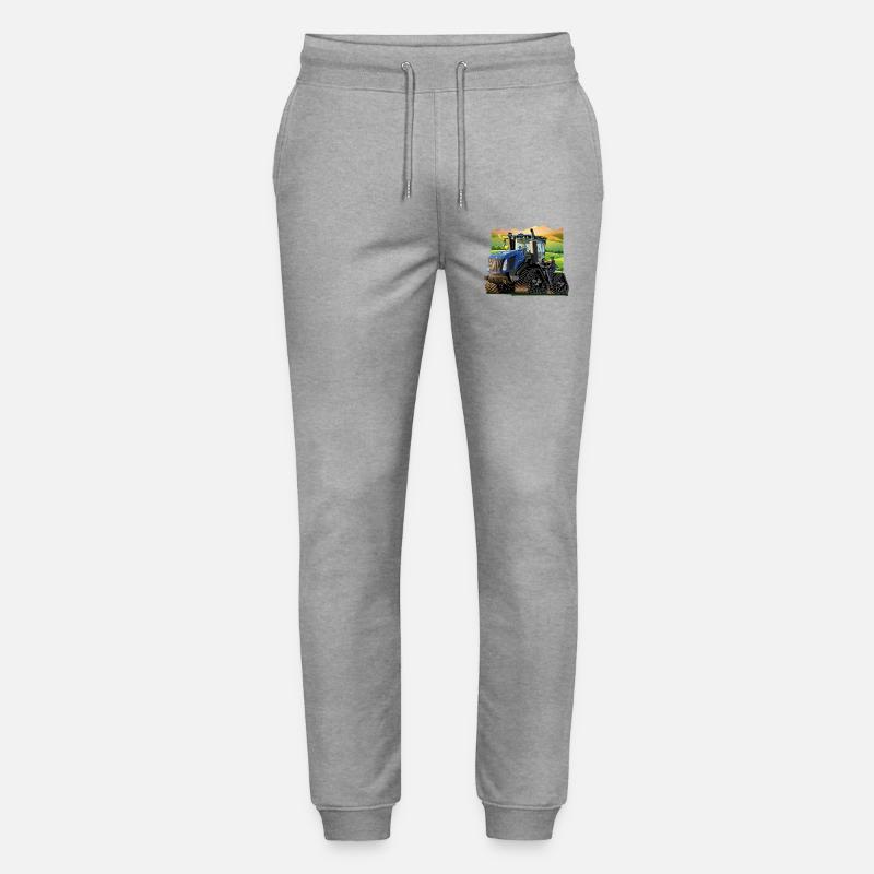 Traktor auf dem Land - Stanley/Stella Unisex Bio Jogginghose Mover - Grau meliert