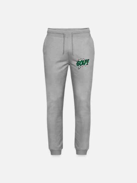 2541614 15928109 golf exclamation - Stanley/Stella Mover Unisex Organic Jogging Trousers - heather grey
