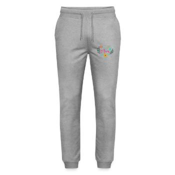 Beste Mutter aller Zeiten - Stanley/Stella Unisex Bio Jogginghose Mover  - Grau meliert - Vorne - Marisol (170cm) & Nik (191cm)