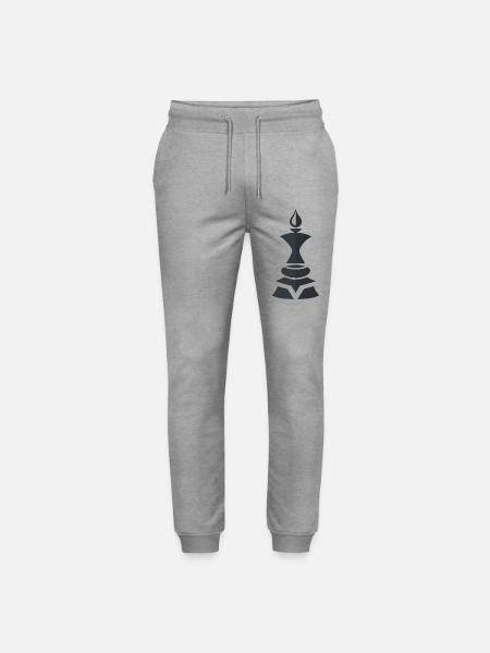 Chess Läufer - Stanley/Stella Unisex Bio Jogginghose Mover  - Grau meliert