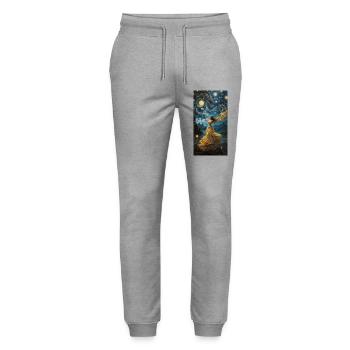Tanz - Stanley/Stella Unisex Bio Jogginghose Mover  - Grau meliert - Vorne - Marisol (170cm) & Nik (191cm)