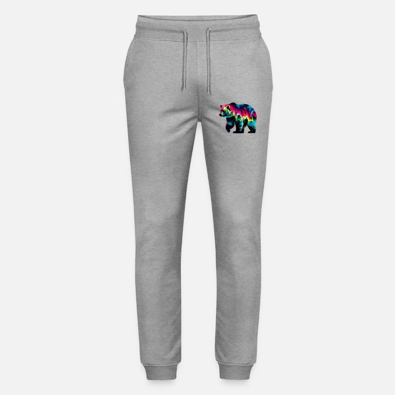 Bär - Stanley/Stella Unisex Bio Jogginghose Mover  - Grau meliert