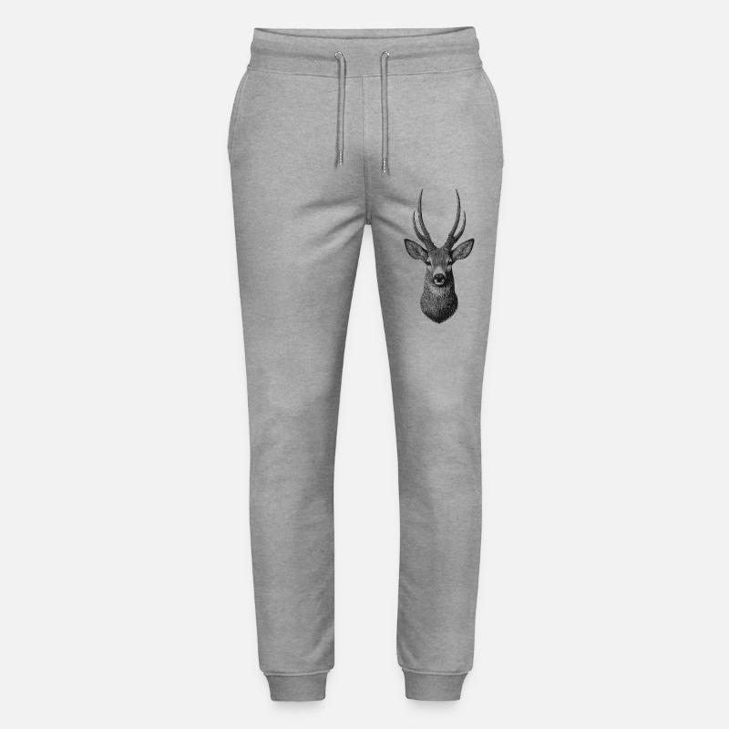 Chevreuil - Pantalon de jogging bio MOVER Stanley/Stella unisexe - gris chiné