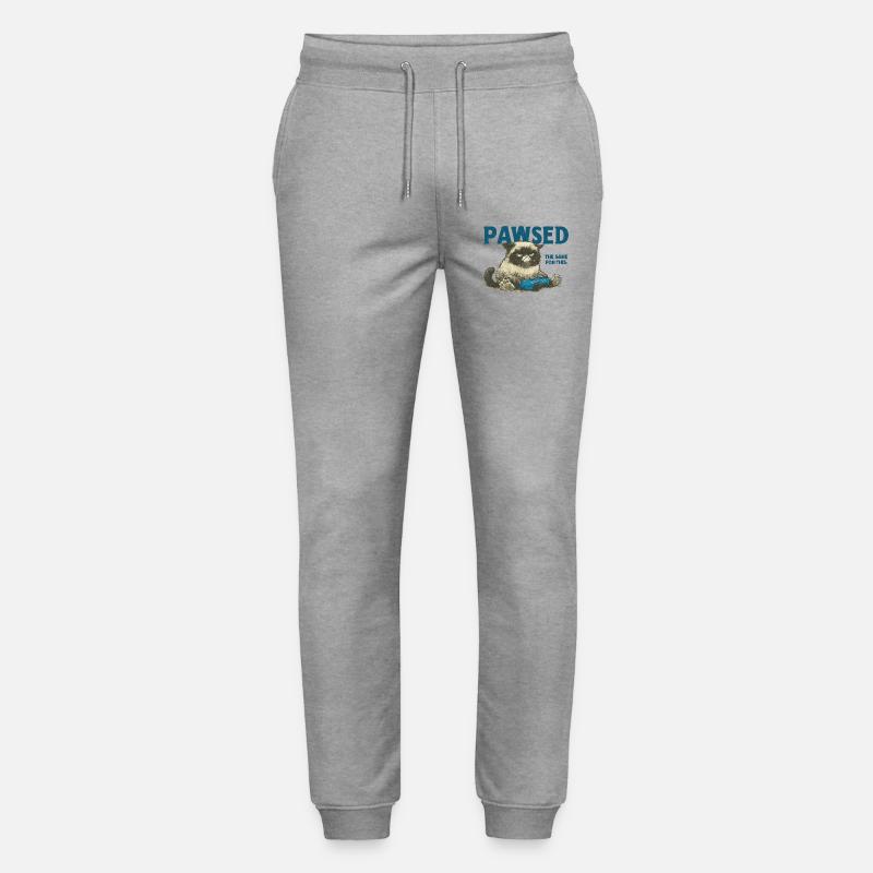 Das Spiel Cat mit Controller PAWSED - Stanley/Stella Unisex Bio Jogginghose Mover  - Grau meliert