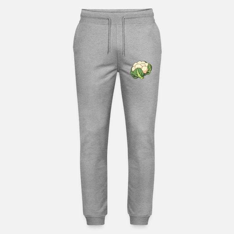Blumenkohl - Stanley/Stella Unisex Bio Jogginghose Mover - Grau meliert