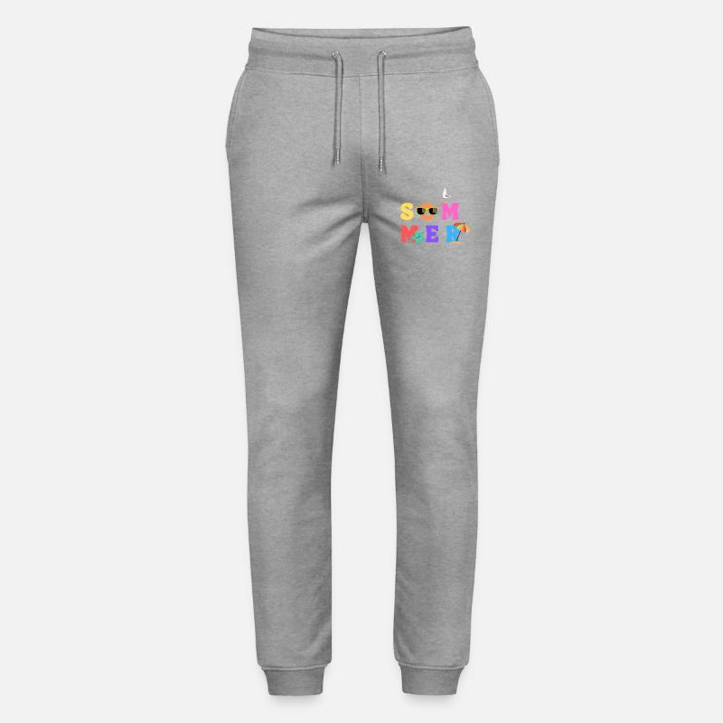 Sommer - Été - Sommerliebe - Sonne - Dim - Pantalon de jogging bio MOVER Stanley/Stella unisexe - gris chiné