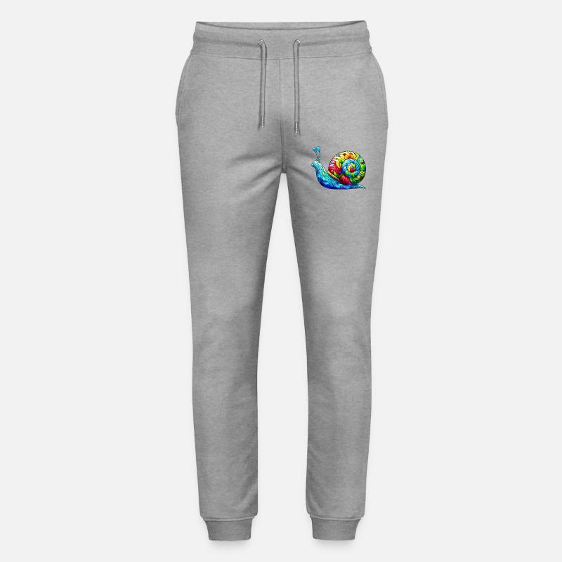 Escargot - Pantalon de jogging bio MOVER Stanley/Stella unisexe - gris chiné