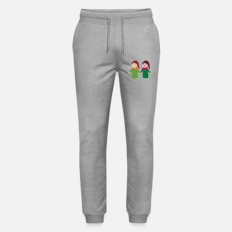 Fröhliche kasperl freunde - Stanley/Stella Unisex Bio Jogginghose Mover  - Grau meliert