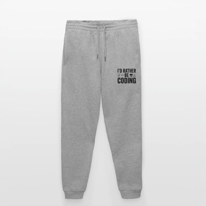 I'd Rather Be Coding Stanley/Stella Mover Unisex Organic Jogging Trousers