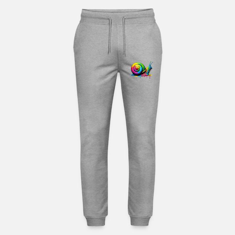 Escargot - Pantalon de jogging bio MOVER Stanley/Stella unisexe - gris chiné