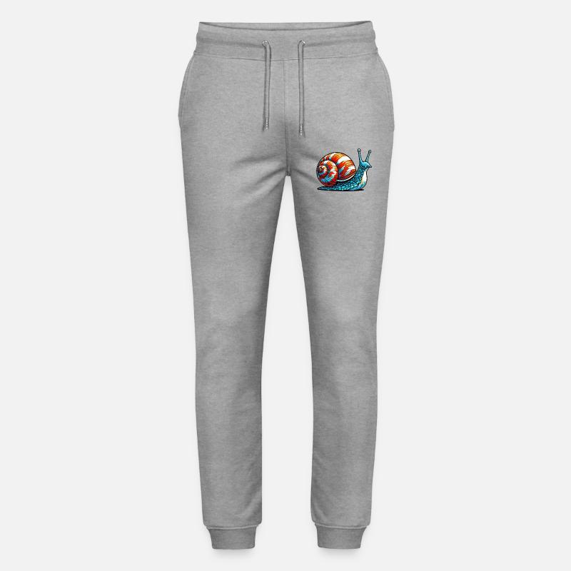 Schnecke - Stanley/Stella Unisex Bio Jogginghose Mover - Grau meliert