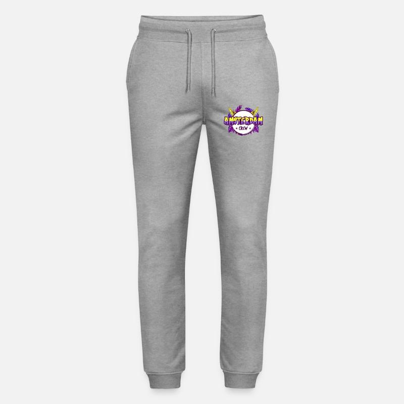 Amsterdam Crew Bunt - Stanley/Stella Unisex Bio Jogginghose Mover  - Grau meliert