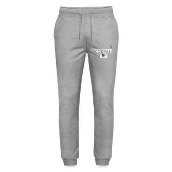 T SHIRT MAYOTTE - Pantalon de jogging bio MOVER Stanley/Stella unisexe - gris chiné - Devant - Marisol (170cm) & Nik (191cm)