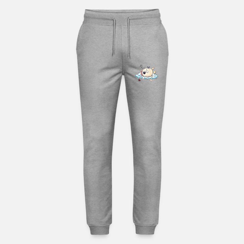 Sleeping Cat - Chat - Pantalon de jogging bio MOVER Stanley/Stella unisexe - gris chiné
