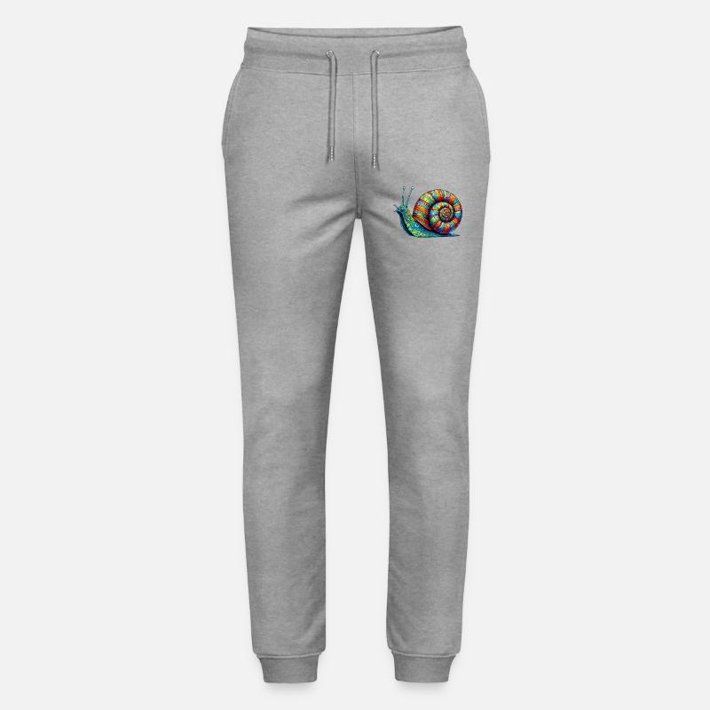 Schnecke - Stanley/Stella Unisex Bio Jogginghose Mover - Grau meliert