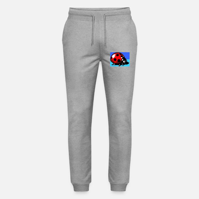 Marienkäfer - Stanley/Stella Unisex Bio Jogginghose Mover  - Grau meliert