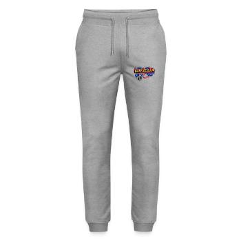 Venezuela Graffiti Flaggen Design - Stanley/Stella Unisex Bio Jogginghose Mover  - Grau meliert - Vorne - Marisol (170cm) & Nik (191cm)