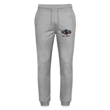 DJ - Stanley/Stella Mover Unisex Organic Jogging Trousers - heather grey - Front - Marisol (170cm) & Nik (191cm)