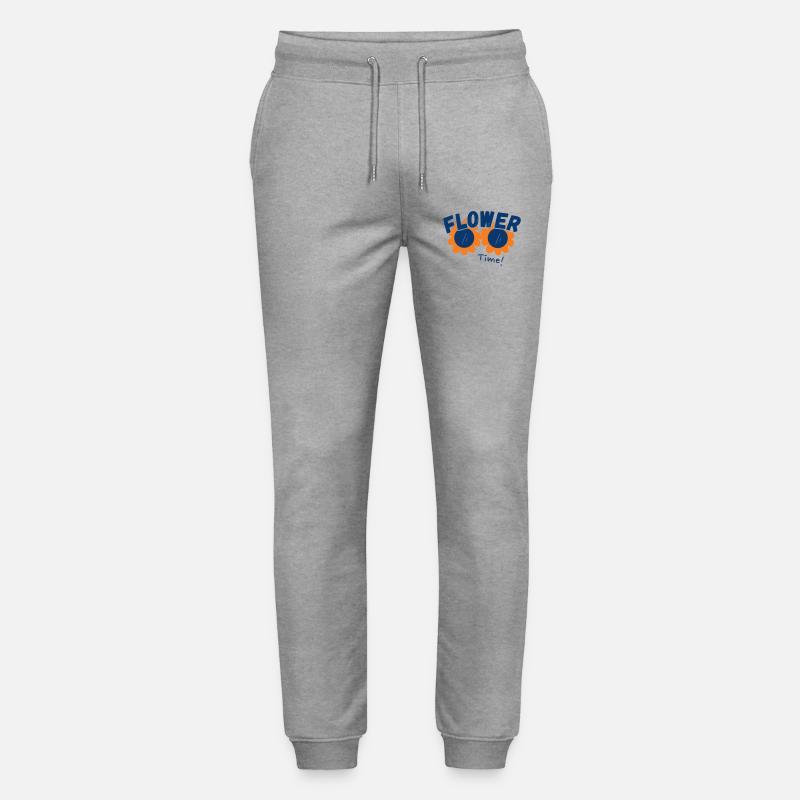Lass die Blumen sprechen - Stanley/Stella Unisex Bio Jogginghose Mover  - Grau meliert