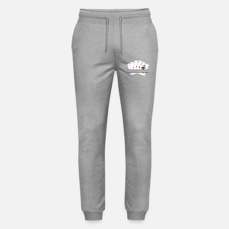 Bannière de texte cinq d’un genre - Pantalon de jogging bio MOVER Stanley/Stella unisexe - gris chiné