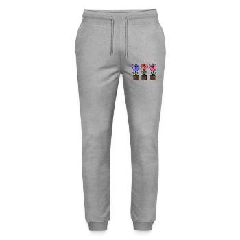 Fleur - Pantalon de jogging bio MOVER Stanley/Stella unisexe - gris chiné - Devant - Marisol (170cm) & Nik (191cm)