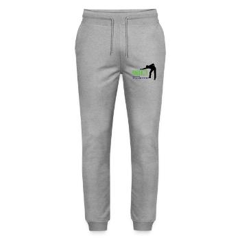 Snooker - Let's get the.boys on the baize - Stanley/Stella Mover Unisex Organic Jogging Trousers - heather grey - Front - Marisol (170cm) & Nik (191cm)