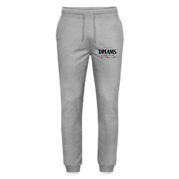 Courez après vos rêves - Pantalon de jogging bio MOVER Stanley/Stella unisexe - gris chiné - Devant - Marisol (170cm) & Nik (191cm)
