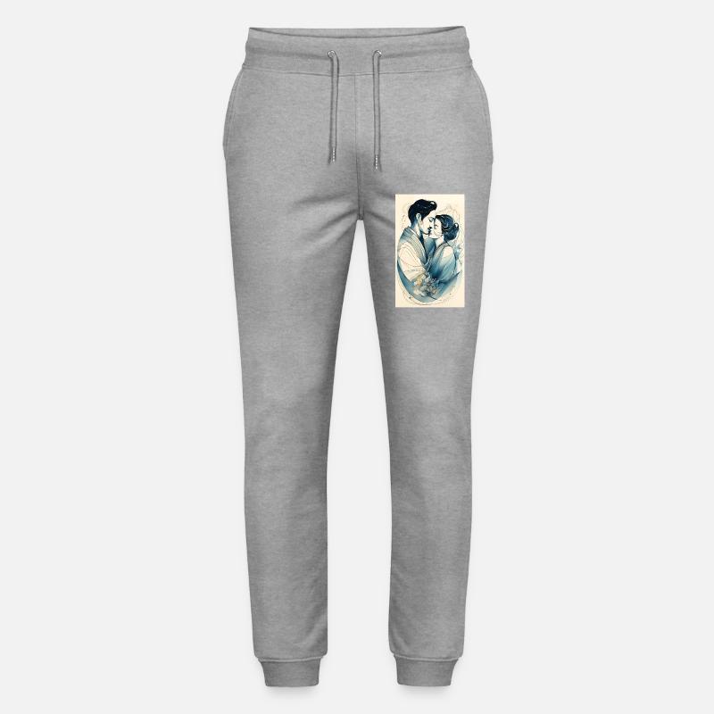 Quelques lignes sensuelles - Pantalon de jogging bio MOVER Stanley/Stella unisexe - gris chiné