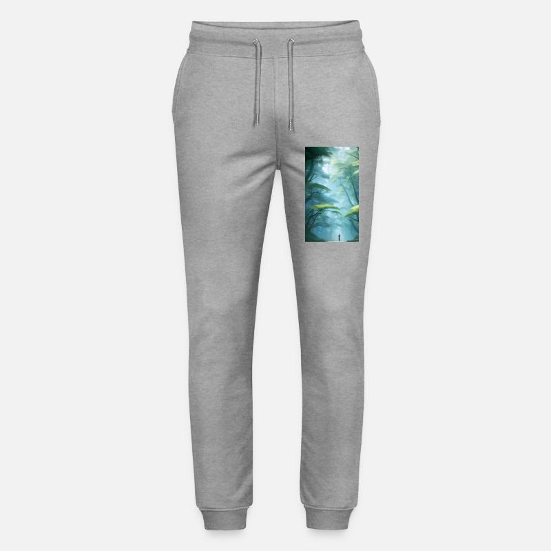 Mystische Waldeuphorie - Stanley/Stella Unisex Bio Jogginghose Mover  - Grau meliert