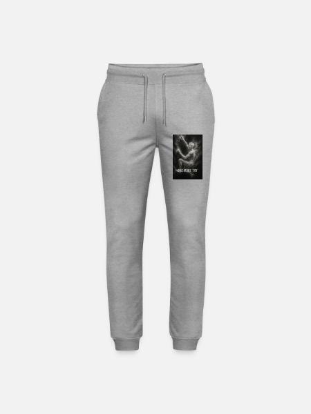 One more try. - Stanley/Stella Unisex Bio Jogginghose Mover - Grau meliert