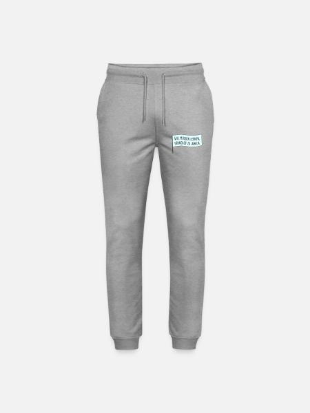 Grundlos jubeln - Stanley/Stella Unisex Bio Jogginghose Mover - Grau meliert
