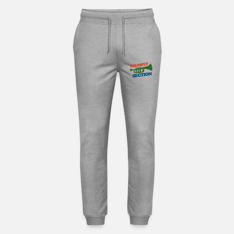 Trompetensektion Logo Tee - Stanley/Stella Unisex Bio Jogginghose Mover  - Grau meliert