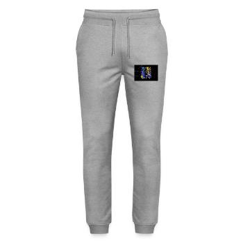 jlebensspurenj - Stanley/Stella Mover Unisex Organic Jogging Trousers - heather grey - Front - Marisol (170cm) & Nik (191cm)