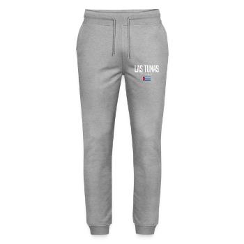 Las Tunas Cuba Cubans - Stanley/Stella Mover Unisex Organic Jogging Trousers - heather grey - Front - Marisol (170cm) & Nik (191cm)