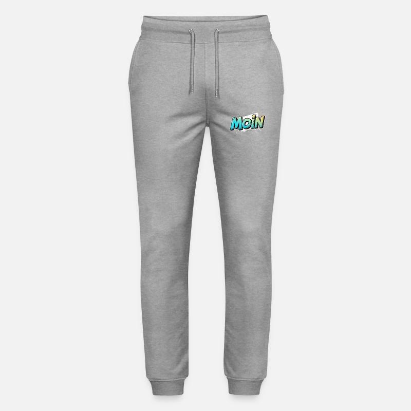 Comic Pop Art Moin Design - Stanley/Stella Unisex Bio Jogginghose Mover - Grau meliert