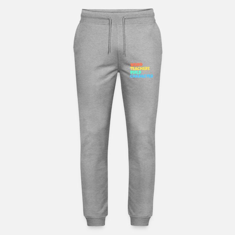 Seltsame Lehrer bilden den Charakter - Stanley/Stella Unisex Bio Jogginghose Mover  - Grau meliert