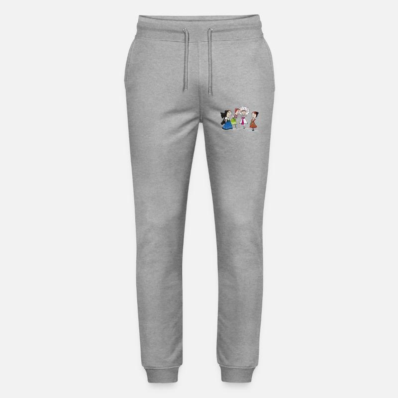COMIC - SERBSKE DRASTY - Stanley/Stella Unisex Bio Jogginghose Mover  - Grau meliert