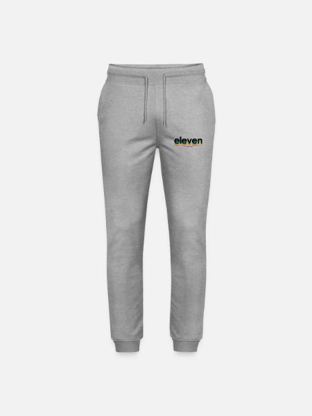 eleven - Stanley/Stella Mover Unisex Organic Jogging Trousers - heather grey