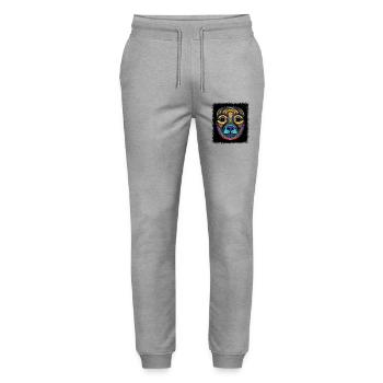 funny sayings mammal animal humor nordpool - Stanley/Stella Unisex Bio Jogginghose Mover  - Grau meliert - Vorne - Marisol (170cm) & Nik (191cm)