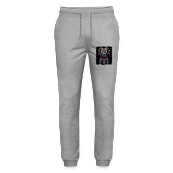 Beagle Propriétaire Cadeau Awesome Love Beagle Shirt Cool - Pantalon de jogging bio MOVER Stanley/Stella unisexe - gris chiné - Devant - Marisol (170cm) & Nik (191cm)