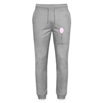 Balloon - Stanley/Stella Mover Unisex Organic Jogging Trousers - heather grey - Front - Marisol (170cm) & Nik (191cm)