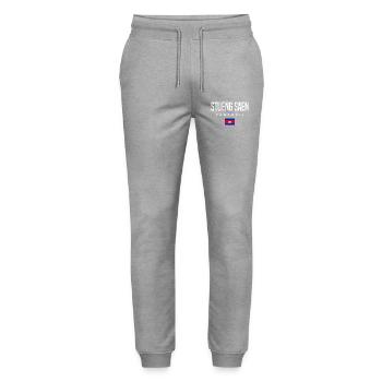 Stueng Saen Kambodscha Khmer - Stanley/Stella Unisex Bio Jogginghose Mover  - Grau meliert - Vorne - Marisol (170cm) & Nik (191cm)