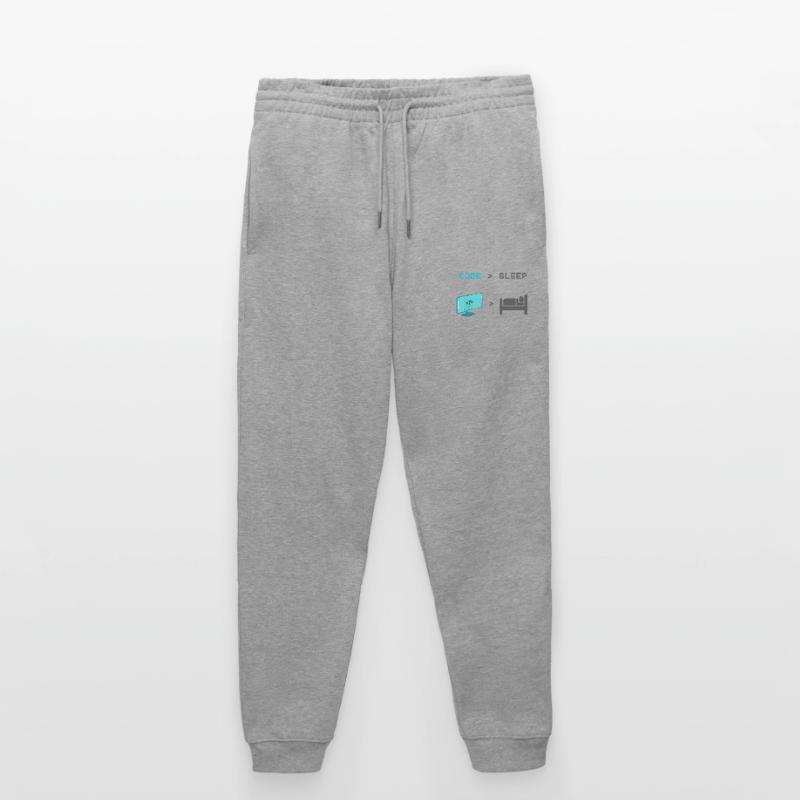 Code vs Sleep: Coder in Sleep Mode Stanley/Stella Mover Unisex Organic Jogging Trousers