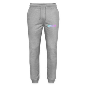 Tennis & Padel Smash Design for Players - Stanley/Stella Mover Unisex Organic Jogging Trousers - heather grey - Front - Marisol (170cm) & Nik (191cm)