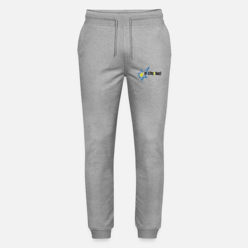 Irresponsable - Pantalon de jogging bio MOVER Stanley/Stella unisexe - gris chiné